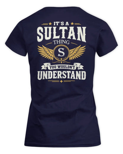 SULTAN KT06-M008 It’s a [NAME] Thing – You Wouldn’t Understand | Personalized Vintage T-Shirt - Women's Standard T-Shirt - Navy