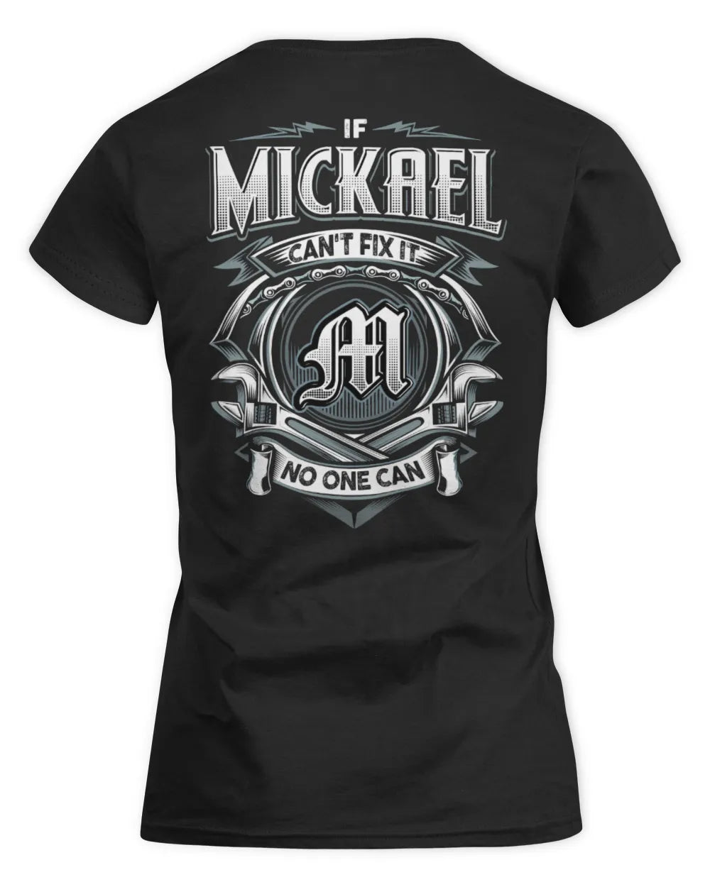 MICKAEL AP81-K4-626 - Personalized Ahmed Quote Apparel “If Ahmed Can't Fix It, No One Can” - Women's Standard T-Shirt - Black