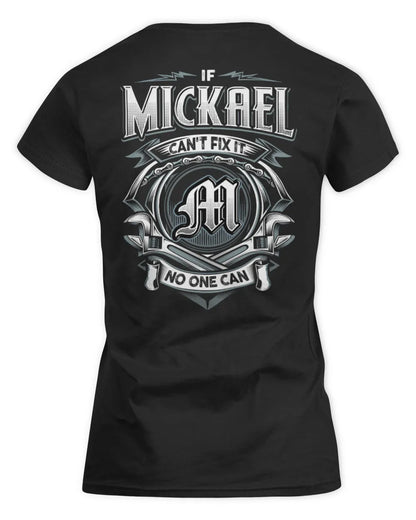 MICKAEL AP81-K4-626 - Personalized Ahmed Quote Apparel “If Ahmed Can't Fix It, No One Can” - Women's Standard T-Shirt - Black