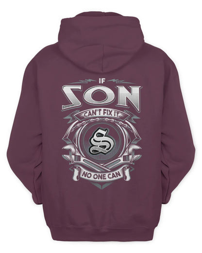SON AP81-K4-626 - Personalized Ahmed Quote Apparel “If Ahmed Can't Fix It, No One Can” - Unisex Hoodie - Maroon
