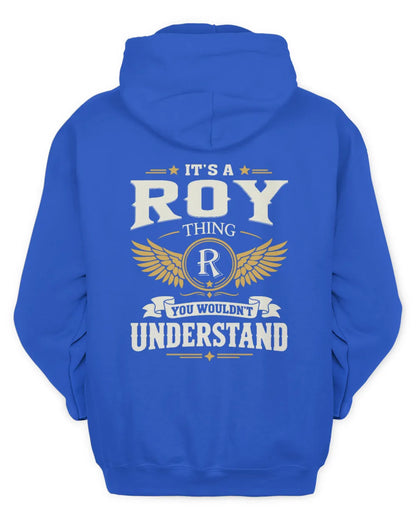 ROY KT06-M008 It’s a [NAME] Thing – You Wouldn’t Understand | Personalized Vintage T-Shirt - Unisex Hoodie - Royal