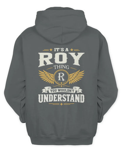 ROY KT06-M008 It’s a [NAME] Thing – You Wouldn’t Understand | Personalized Vintage T-Shirt - Unisex Hoodie - Charcoal