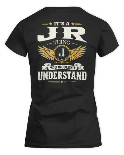 JR KT06-M008 It’s a [NAME] Thing – You Wouldn’t Understand | Personalized Vintage T-Shirt - Women's Standard T-Shirt - Black