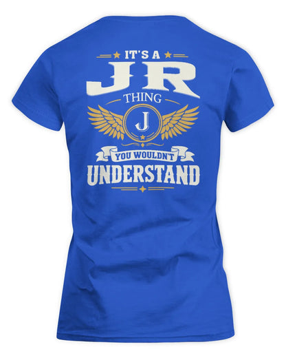 JR KT06-M008 It’s a [NAME] Thing – You Wouldn’t Understand | Personalized Vintage T-Shirt - Women's Standard T-Shirt - Royal