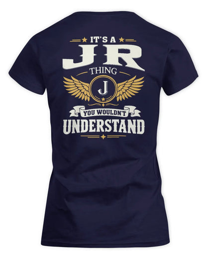 JR KT06-M008 It’s a [NAME] Thing – You Wouldn’t Understand | Personalized Vintage T-Shirt - Women's Standard T-Shirt - Navy