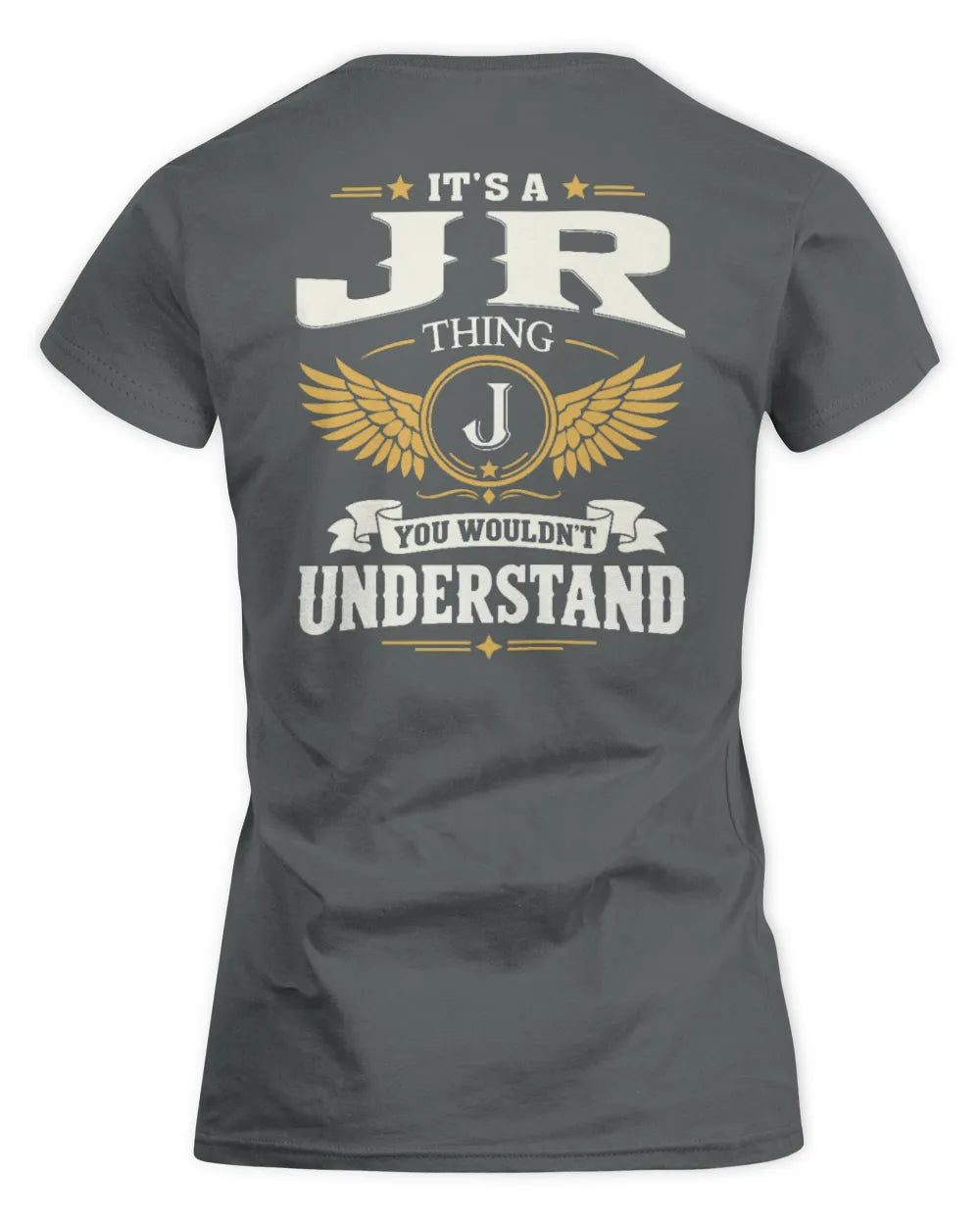 JR KT06-M008 It’s a [NAME] Thing – You Wouldn’t Understand | Personalized Vintage T-Shirt - Women's Standard T-Shirt - Charcoal