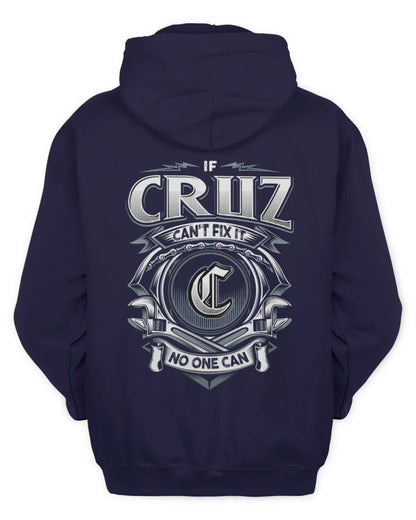 CRUZ AP81-K4-626 - Personalized Ahmed Quote Apparel “If Ahmed Can't Fix It, No One Can” - Unisex Hoodie - Navy