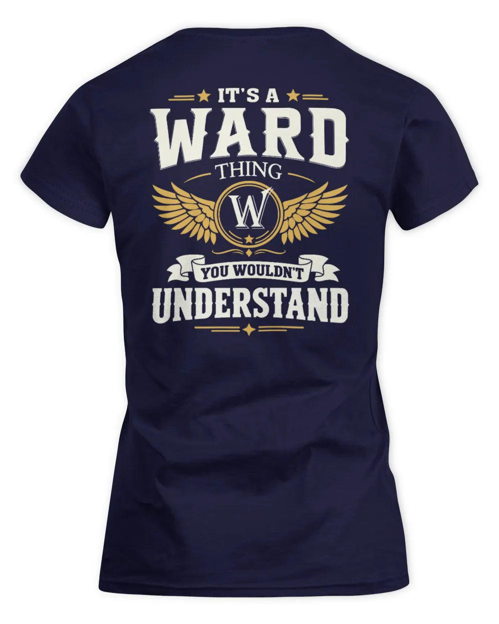 WARD KT06-M008 It’s a [NAME] Thing – You Wouldn’t Understand | Personalized Vintage T-Shirt - Women's Standard T-Shirt - Navy