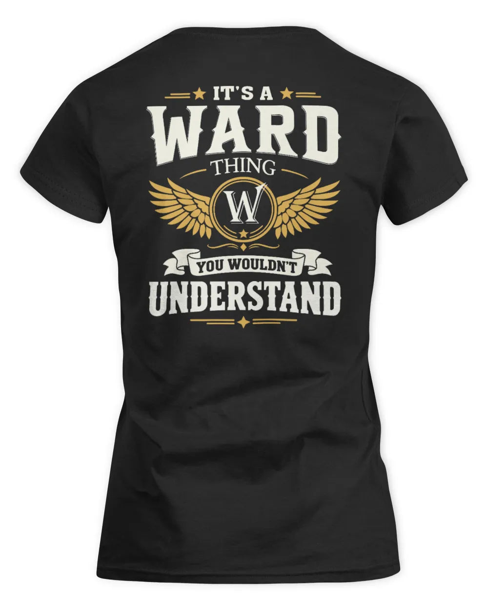 WARD KT06-M008 It’s a [NAME] Thing – You Wouldn’t Understand | Personalized Vintage T-Shirt - Women's Standard T-Shirt - Black