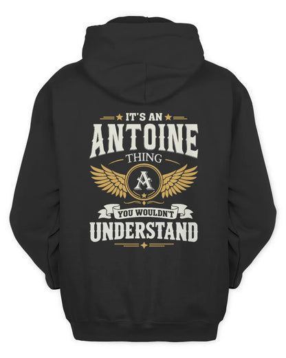 ANTOINE KT06-M008 It’s a [NAME] Thing – You Wouldn’t Understand | Personalized Vintage T-Shirt - Unisex Hoodie - Black