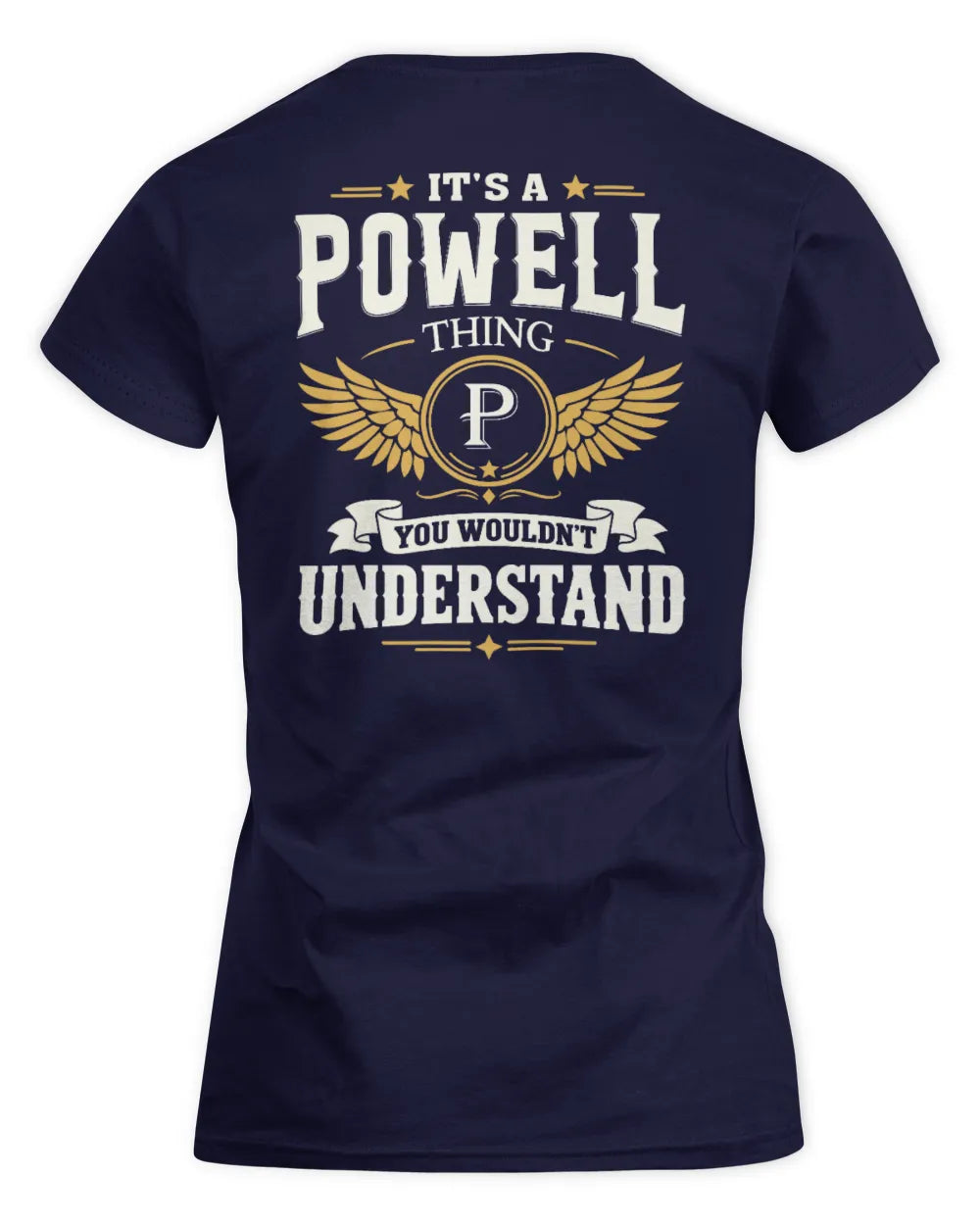 POWELL KT06-M008 It’s a [NAME] Thing – You Wouldn’t Understand | Personalized Vintage T-Shirt - Women's Standard T-Shirt - Navy