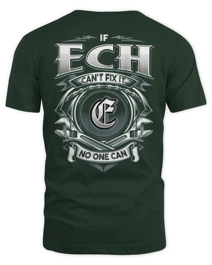 ECH AP81-K4-626 - Personalized Ahmed Quote Apparel “If Ahmed Can't Fix It, No One Can” - Unisex Standard T-Shirt - Forest Green