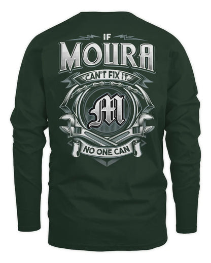 MOURA AP81-K4-626 - Personalized Ahmed Quote Apparel “If Ahmed Can't Fix It, No One Can” - Men's Long Sleeved T-Shirt - Forest Green