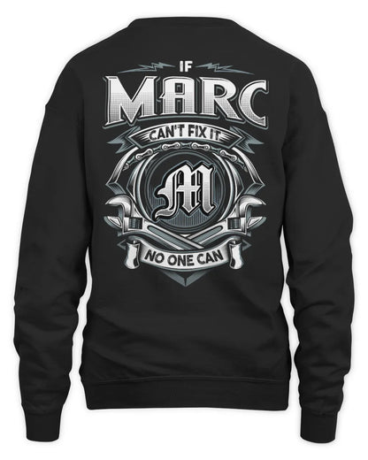MARC AP81-K4-626 - Personalized Ahmed Quote Apparel “If Ahmed Can't Fix It, No One Can” - Unisex Sweatshirt - Black