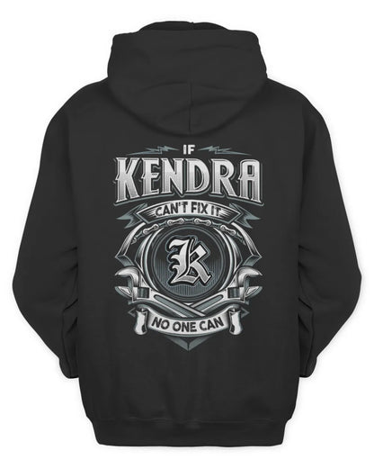 KENDRA AP81-K4-626 - Personalized Ahmed Quote Apparel “If Ahmed Can't Fix It, No One Can” - Unisex Hoodie - Black