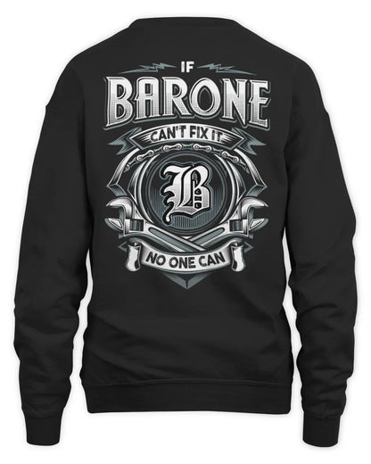 BARONE AP81-K4-626 - Personalized Ahmed Quote Apparel “If Ahmed Can't Fix It, No One Can” - Unisex Sweatshirt - Black