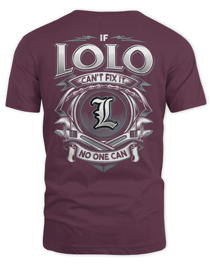 LOLO AP81-K4-626 - Personalized Ahmed Quote Apparel “If Ahmed Can't Fix It, No One Can” - Unisex Standard T-Shirt - Maroon