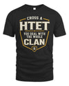HTET NT1-K008 Cross A/An NAME, You Deal With the Whole Clan | Personalized Vintage T-Shirt