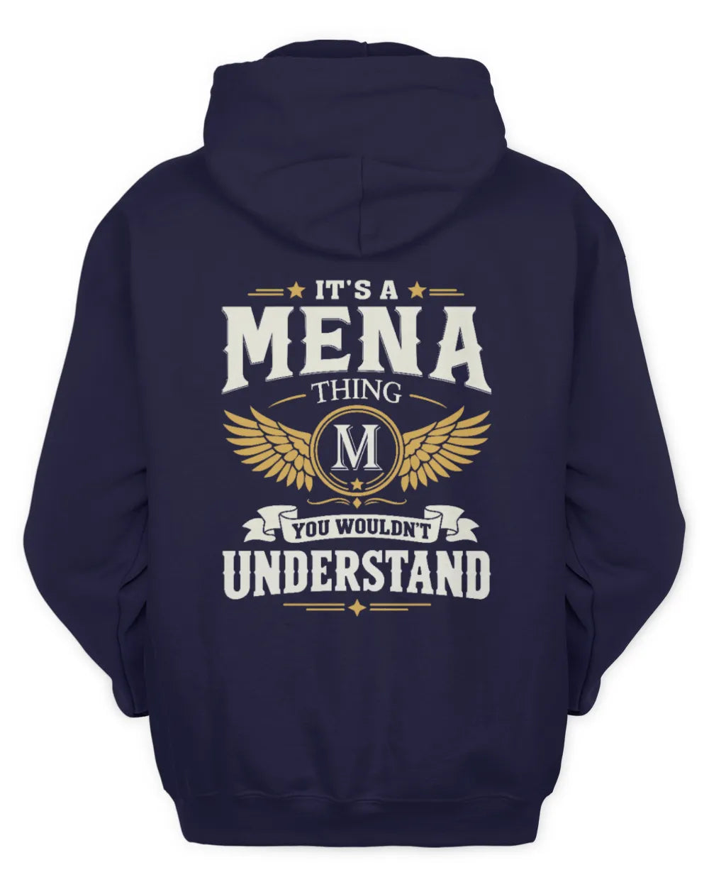MENA KT06-M008 It’s a [NAME] Thing – You Wouldn’t Understand | Personalized Vintage T-Shirt - Unisex Hoodie - Navy