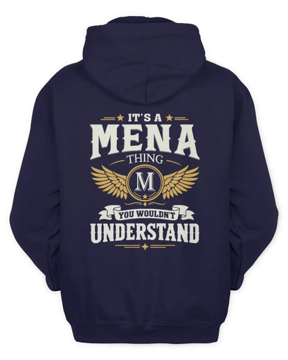 MENA KT06-M008 It’s a [NAME] Thing – You Wouldn’t Understand | Personalized Vintage T-Shirt - Unisex Hoodie - Navy