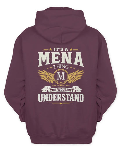 MENA KT06-M008 It’s a [NAME] Thing – You Wouldn’t Understand | Personalized Vintage T-Shirt - Unisex Hoodie - Maroon