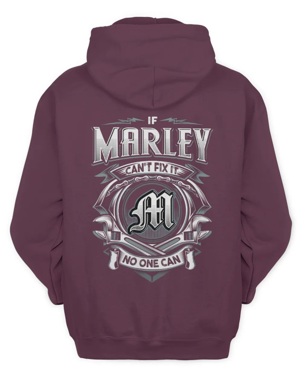 MARLEY AP81-K4-626 - Personalized Ahmed Quote Apparel “If Ahmed Can't Fix It, No One Can” - Unisex Hoodie - Maroon