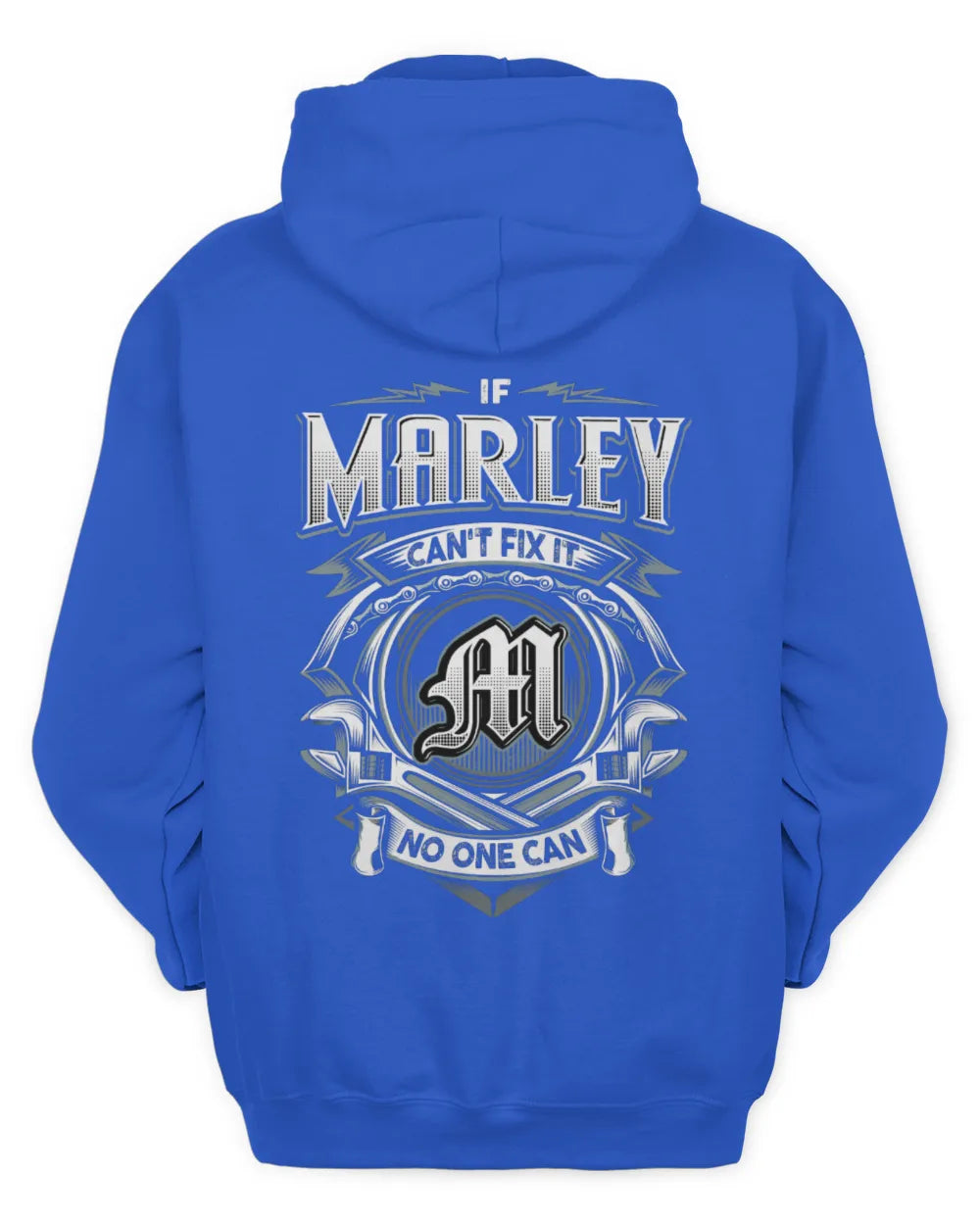 MARLEY AP81-K4-626 - Personalized Ahmed Quote Apparel “If Ahmed Can't Fix It, No One Can” - Unisex Hoodie - Royal