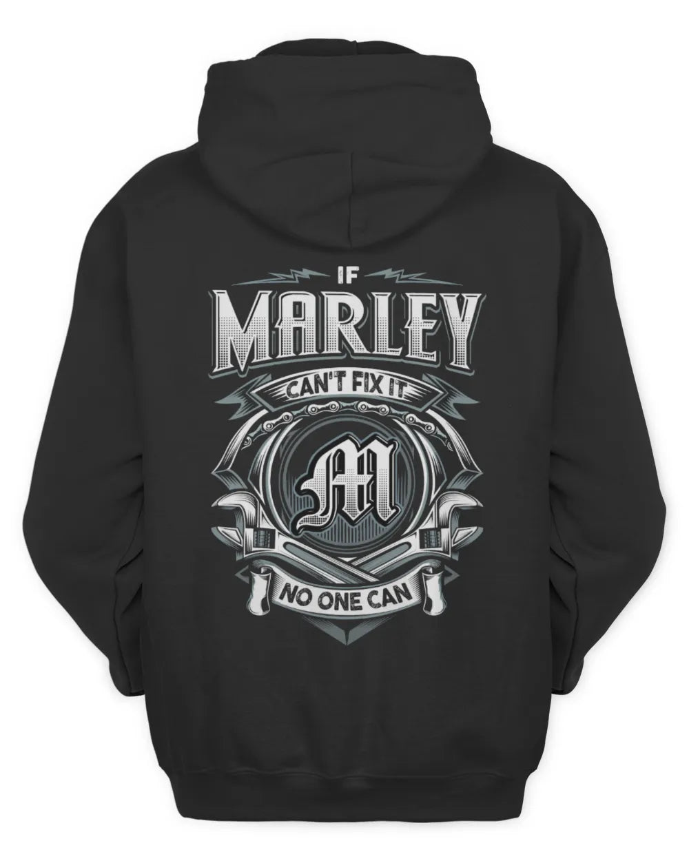 MARLEY AP81-K4-626 - Personalized Ahmed Quote Apparel “If Ahmed Can't Fix It, No One Can” - Unisex Hoodie - Black