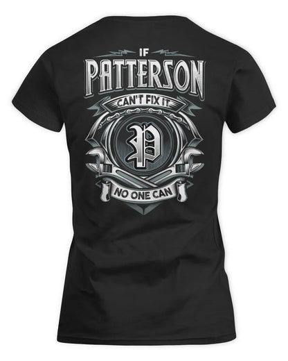 PATTERSON AP81-K4-626 - Personalized Ahmed Quote Apparel “If Ahmed Can't Fix It, No One Can” - Women's Standard T-Shirt - Black