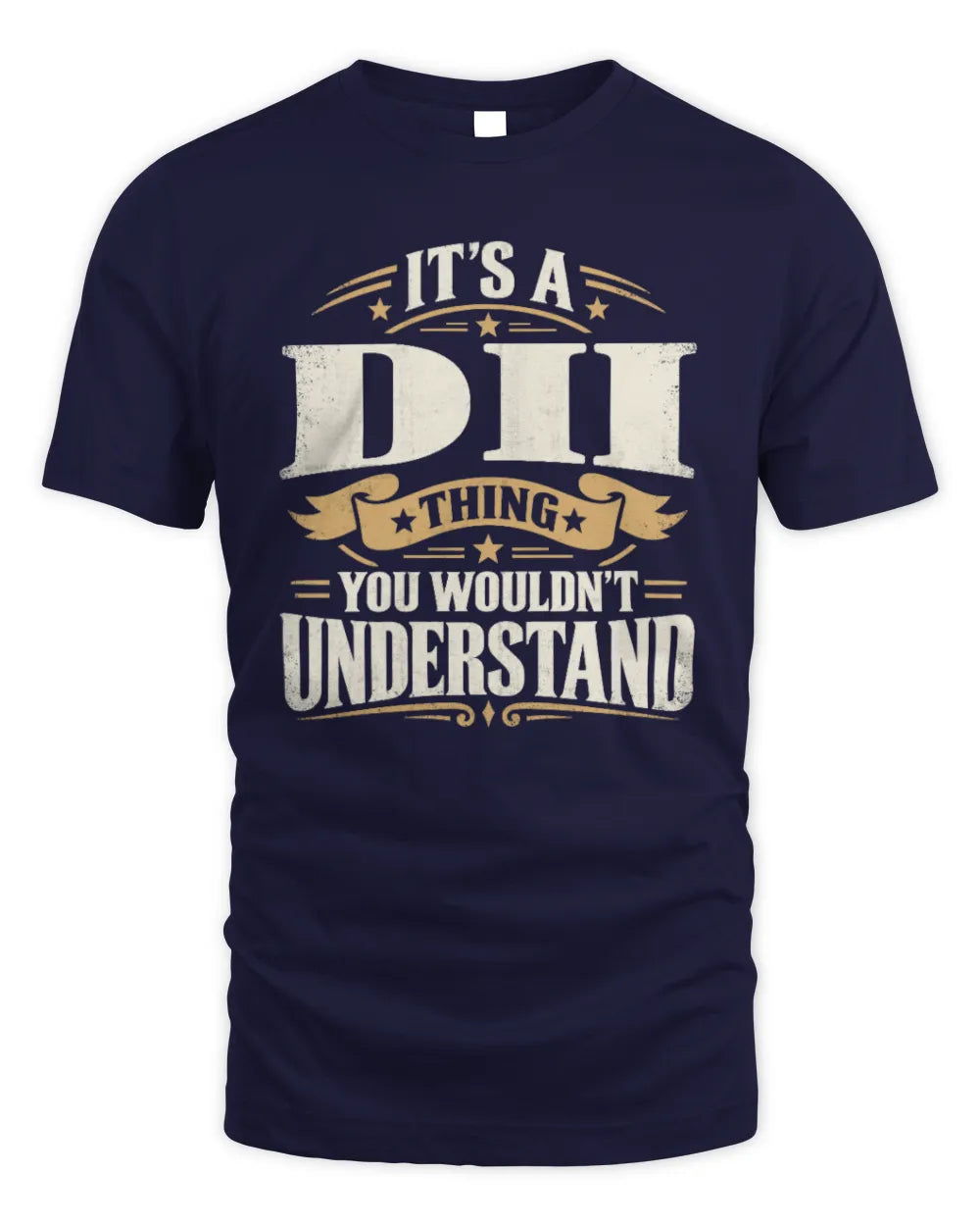 DII P08 TH51 - Personalized “It’s a/an [NAME] Thing – You Wouldn’t Understand” Shirt - Unisex Standard T-Shirt - Navy