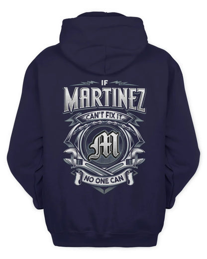 MARTINEZ AP81-K4-626 - Personalized Ahmed Quote Apparel “If Ahmed Can't Fix It, No One Can” - Unisex Hoodie - Navy