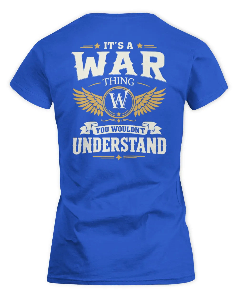 WAR KT06-M008 It’s a [NAME] Thing – You Wouldn’t Understand | Personalized Vintage T-Shirt - Women's Standard T-Shirt - Royal