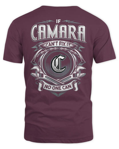 CAMARA AP81-K4-626 - Personalized Ahmed Quote Apparel “If Ahmed Can't Fix It, No One Can” - Unisex Standard T-Shirt - Maroon