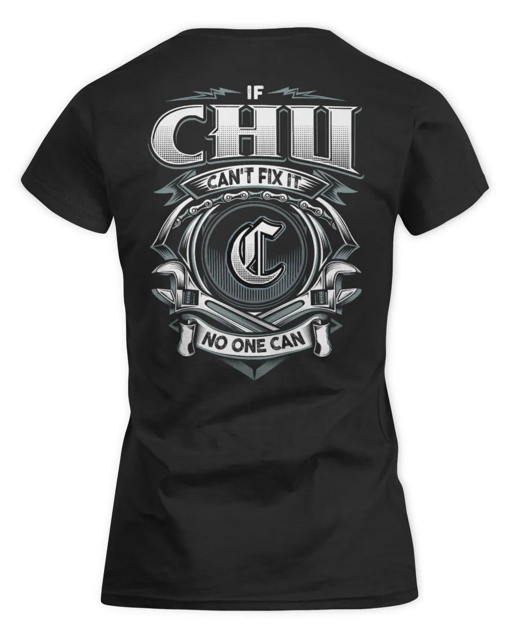 CHU AP81-K4-626 - Personalized Ahmed Quote Apparel “If Ahmed Can't Fix It, No One Can” - Women's Standard T-Shirt - Black