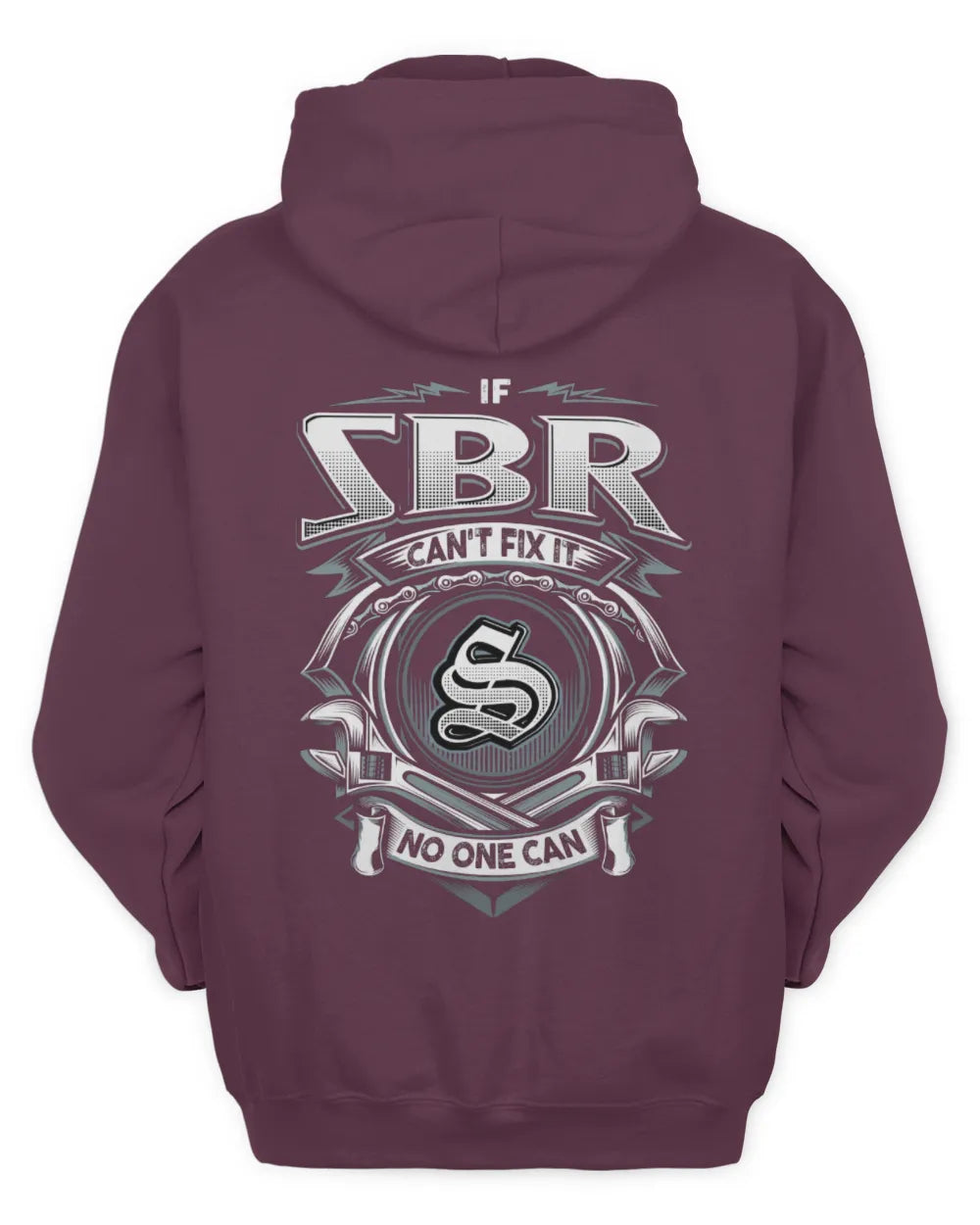 SBR AP81-K4-626 - Personalized Ahmed Quote Apparel “If Ahmed Can't Fix It, No One Can” - Unisex Hoodie - Maroon