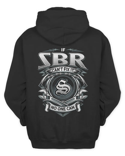 SBR AP81-K4-626 - Personalized Ahmed Quote Apparel “If Ahmed Can't Fix It, No One Can” - Unisex Hoodie - Black