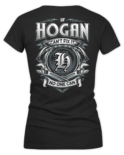 HOGAN AP81-K4-626 - Personalized Ahmed Quote Apparel “If Ahmed Can't Fix It, No One Can” - Women's V-Neck T-Shirt - Black