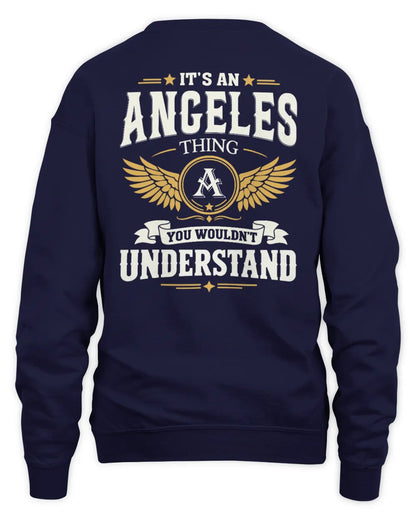 ANGELES KT06-M008 It’s a [NAME] Thing – You Wouldn’t Understand | Personalized Vintage T-Shirt - Unisex Sweatshirt - Navy