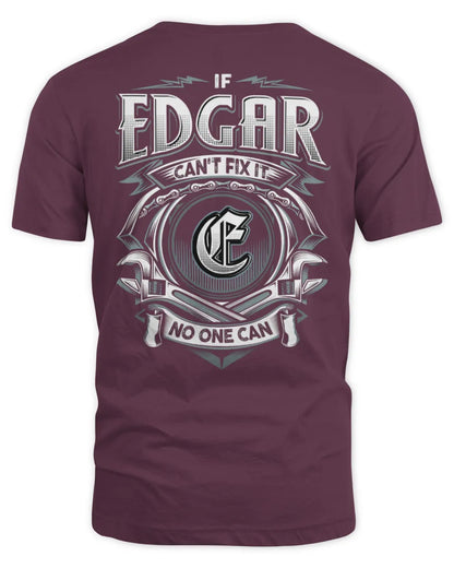 EDGAR AP81-K4-626 - Personalized Ahmed Quote Apparel “If Ahmed Can't Fix It, No One Can” - Unisex Standard T-Shirt - Maroon