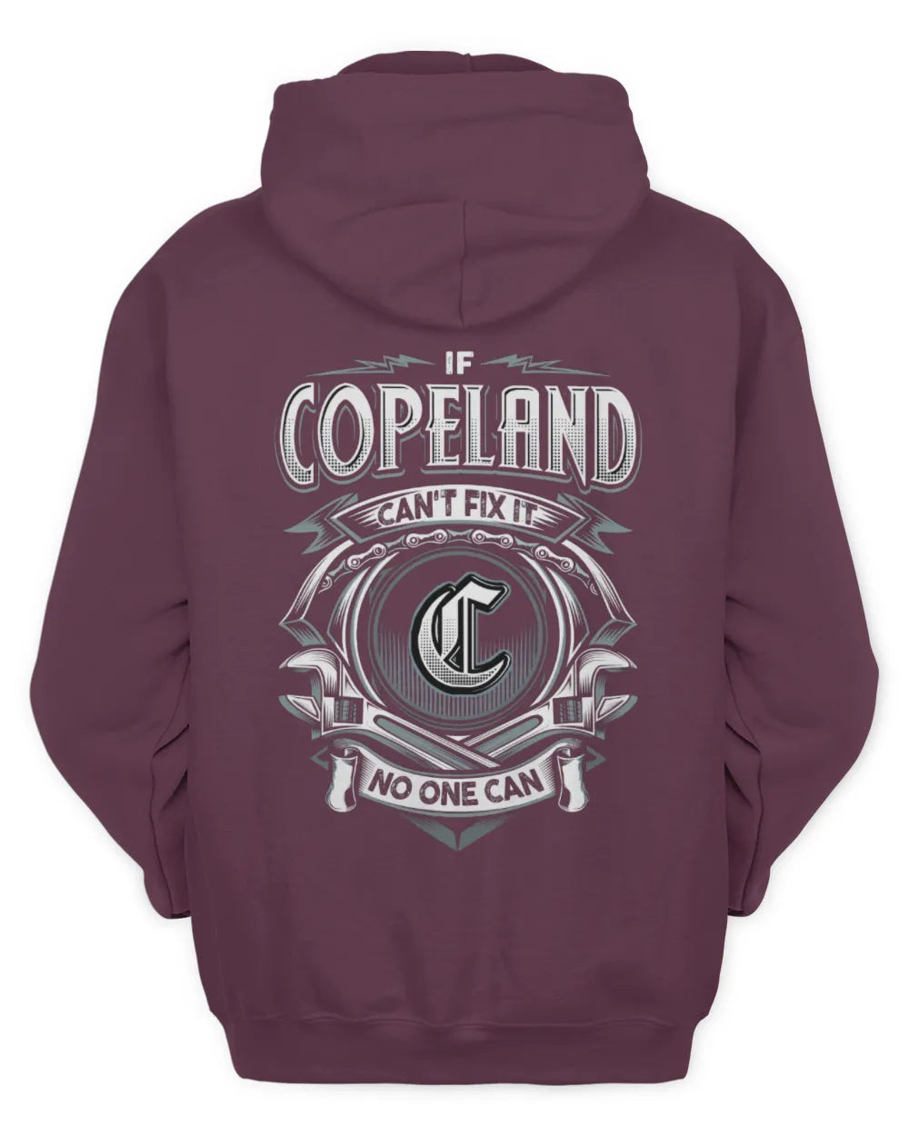 COPELAND AP81-K4-626 - Personalized Ahmed Quote Apparel “If Ahmed Can't Fix It, No One Can” - Unisex Hoodie - Maroon