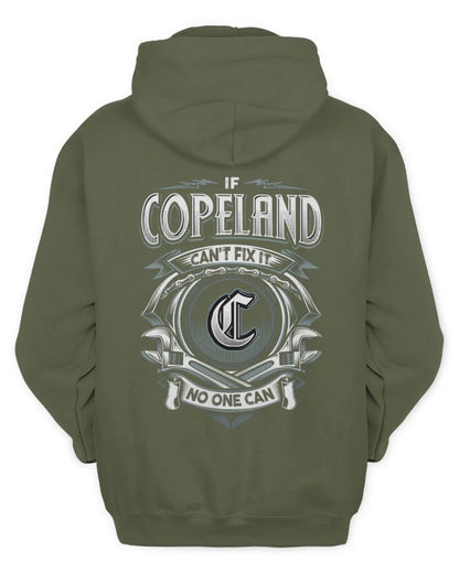 COPELAND AP81-K4-626 - Personalized Ahmed Quote Apparel “If Ahmed Can't Fix It, No One Can” - Unisex Hoodie - Military Green