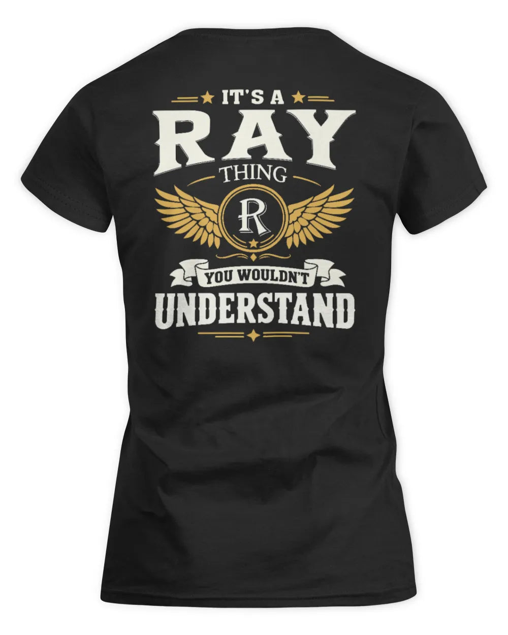 RAY KT06-M008 It’s a [NAME] Thing – You Wouldn’t Understand | Personalized Vintage T-Shirt - Women's Standard T-Shirt - Black