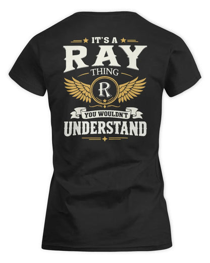 RAY KT06-M008 It’s a [NAME] Thing – You Wouldn’t Understand | Personalized Vintage T-Shirt - Women's Standard T-Shirt - Black