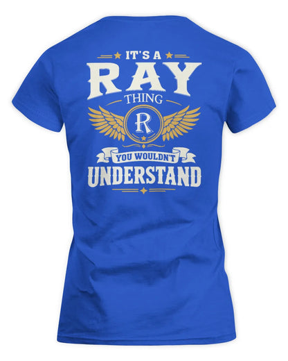 RAY KT06-M008 It’s a [NAME] Thing – You Wouldn’t Understand | Personalized Vintage T-Shirt - Women's Standard T-Shirt - Royal