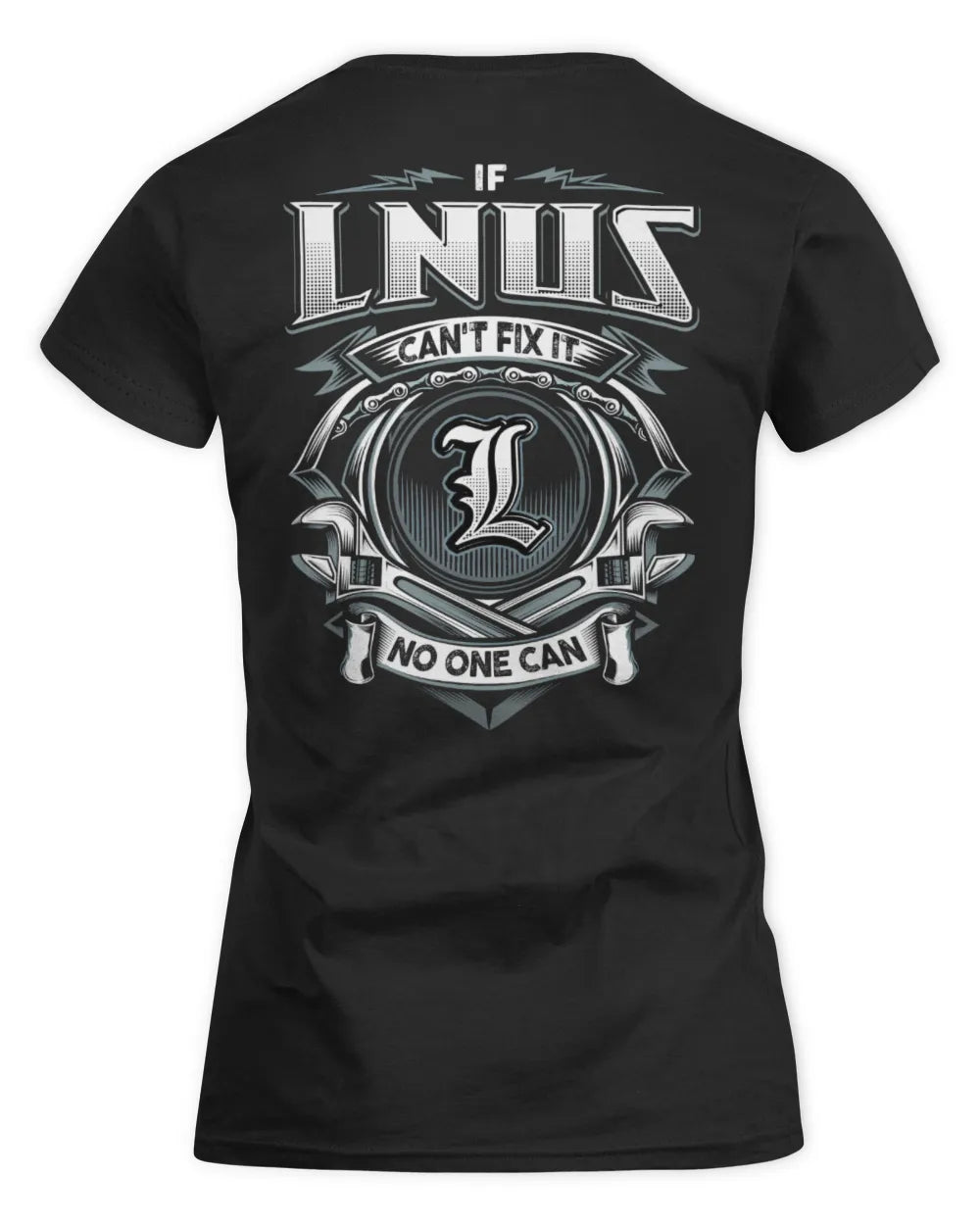 LNUS AP81-K4-626 - Personalized Ahmed Quote Apparel “If Ahmed Can't Fix It, No One Can” - Women's Standard T-Shirt - Black