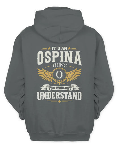 OSPINA KT06-M008 It’s a [NAME] Thing – You Wouldn’t Understand | Personalized Vintage T-Shirt - Unisex Hoodie - Charcoal