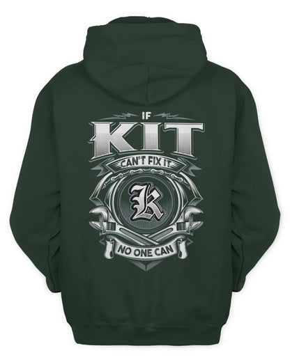 KIT AP81-K4-626 - Personalized Ahmed Quote Apparel “If Ahmed Can't Fix It, No One Can” - Unisex Hoodie - Forest Green