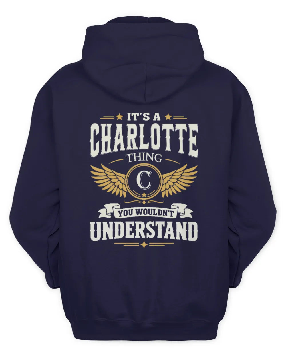 CHARLOTTE KT06-M008 It’s a [NAME] Thing – You Wouldn’t Understand | Personalized Vintage T-Shirt - Unisex Hoodie - Navy