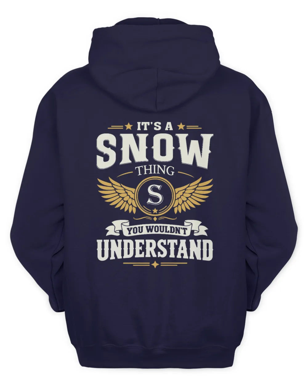 SNOW KT06-M008 It’s a [NAME] Thing – You Wouldn’t Understand | Personalized Vintage T-Shirt - Unisex Hoodie - Navy