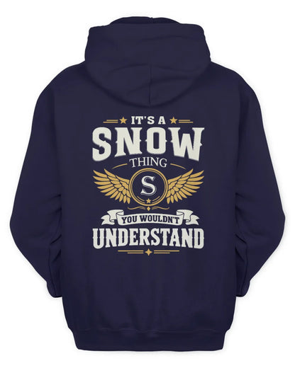 SNOW KT06-M008 It’s a [NAME] Thing – You Wouldn’t Understand | Personalized Vintage T-Shirt - Unisex Hoodie - Navy
